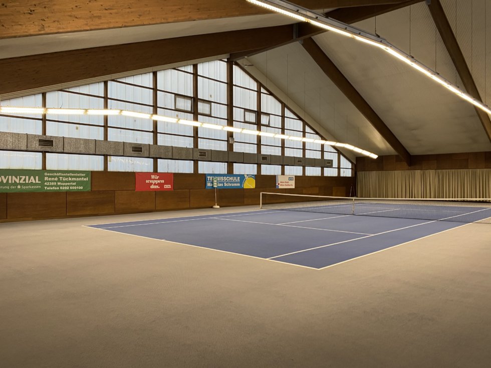 Tennisanlage / Tennishalle Blauweiss Elberfeld 1919 in Wuppertal