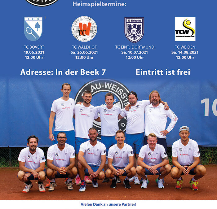 Regionaliga Herren 30 1. Heimspiel