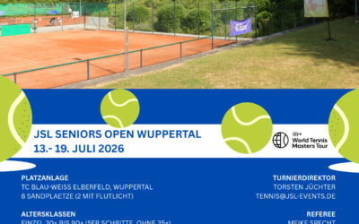 🎾 ITF Masters Tour zu Gast beim TC Blau-Weiss Elberfeld